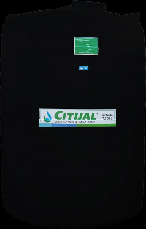 Cisterna citijal rotoplas de 7500 litros color negro negra de plastico polietileno nueva precio costo dimensiones guadalajara zapopan tanque