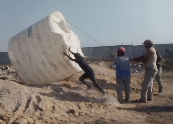 Reparacion de cisternas y tanques Rotoplas rotas grietas fisuras filtraciones fugas de agua Zapopan Guadalajara plastico polietileno citijal golpeadas con hoyos